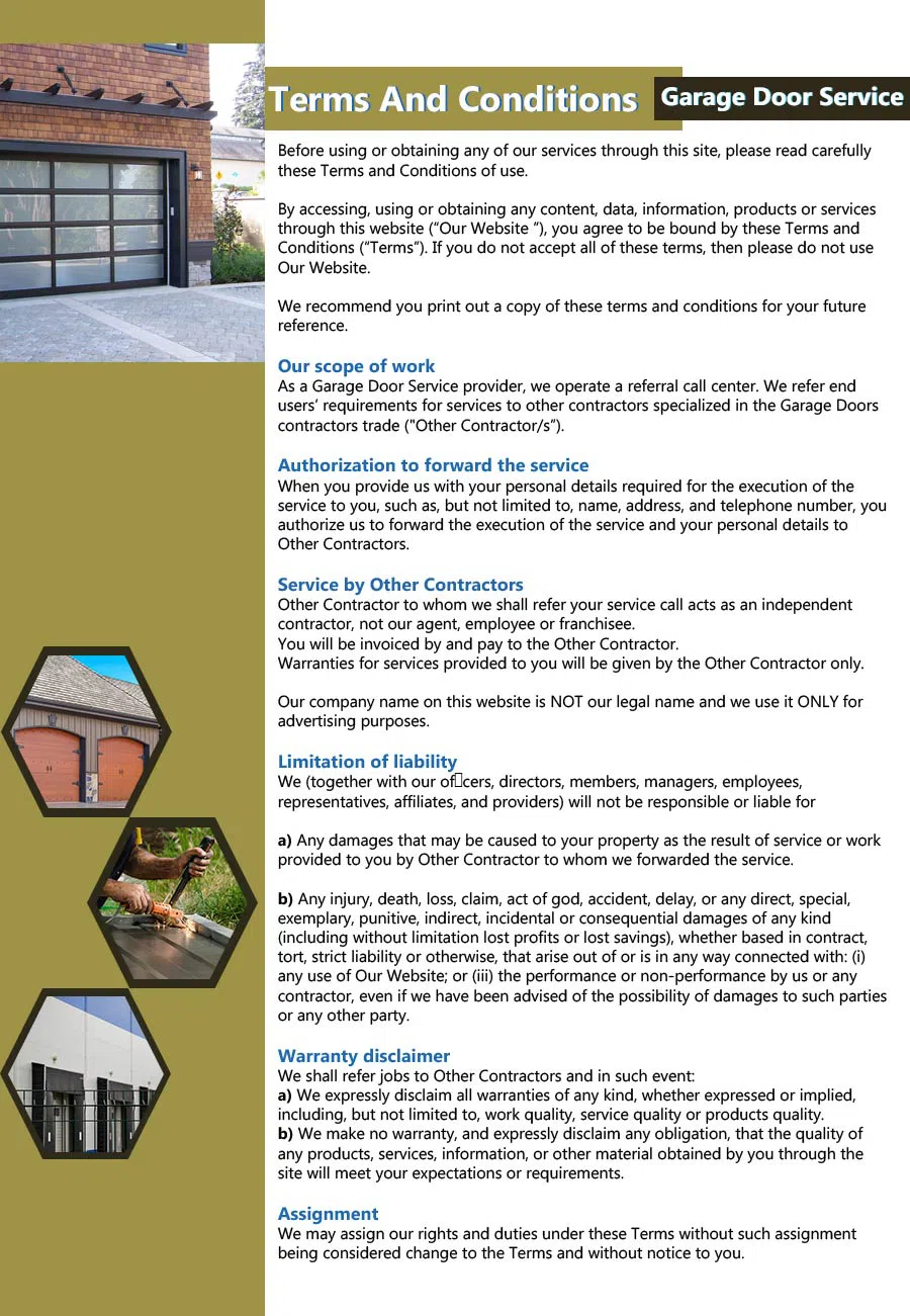 Security Garage Door Repair Service Hemet, CA 909-417-0180